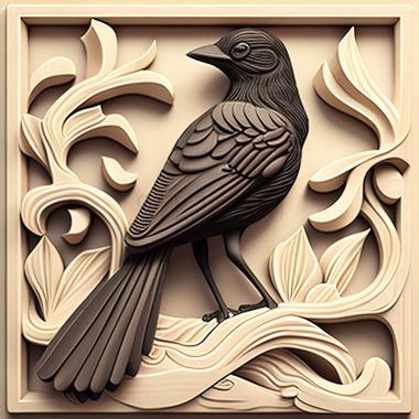 3D model magpie (STL)